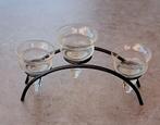 Support bougies chauffe plat, Ophalen, Zo goed als nieuw, Metaal, Minder dan 25 cm