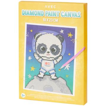 GEZOCHT Avec Diamond Paint Canvas Panda
