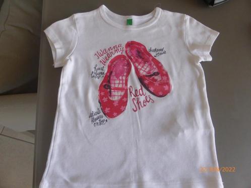 t-shirt "united colours of benetton" - maat 104/4 jaar, Kinderen en Baby's, Kinderkleding | Maat 104, Nieuw, Meisje, Shirt of Longsleeve