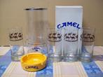 Camel Asbak - Glas Glazen - Cendrier ijsemmer Retro Vintage, Verzamelen, Ophalen of Verzenden, Gebruikt, Gebruiksvoorwerp