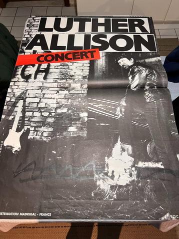 Vintage Poster Luther Allison Concert beschikbaar voor biedingen