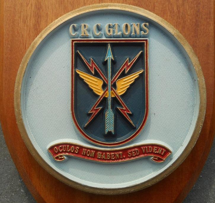 FORCE AERIENNE BELGE - CRC GLONS - INSIGNE CREST, Verzamelen, Militaria | Algemeen, Luchtmacht, Embleem of Badge, Verzenden