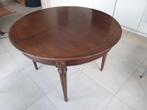 Vintage ronde tafel uitrekbaar, Ophalen