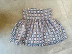 Hollister rokje met vintage print oranje blauw maat XS 34, Blauw, Nieuw, Ophalen of Verzenden, Maat 34 (XS) of kleiner