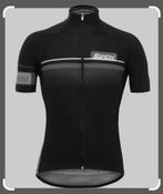 Fietsshirt Santini Mare zwart/heren - XL, Sports & Fitness, Cyclisme, Comme neuf, Vêtements, Enlèvement ou Envoi