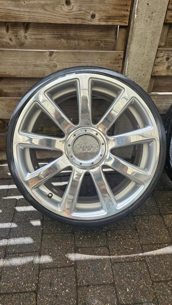 20inch  Audi S8 velgen gepolijst, Auto-onderdelen, Banden en Velgen, Band(en), Gereviseerd, Ophalen