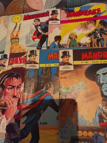 Lot de BD vintages Mandrake et autres beschikbaar voor biedingen