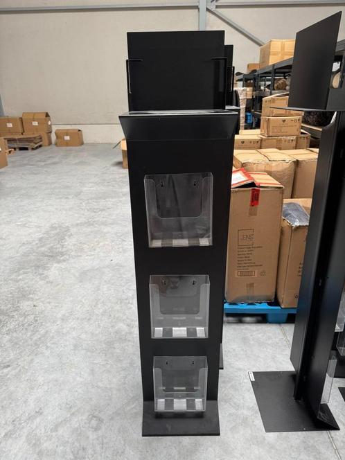 Folderhouder - folderdisplay - zwart metaal (1-3 stuks), Zakelijke goederen, Kantoor en Winkelinrichting | Winkel en Inventaris