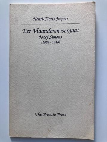 Eer Vlaanderen vergaat Jozef Simons - H.-F. Jespers, Enlèvement ou Envoi