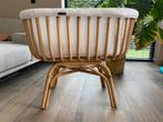 Childhome rattan wieg met omrander, matras, en laken, Kinderen en Baby's, Babywiegjes en Ledikanten, Ophalen, Zo goed als nieuw