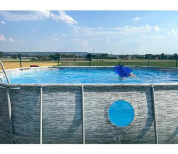 Piscine ovale Bestway 488*305*107, Enlèvement, Comme neuf, Ovale