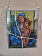 Glas in lood. Maria met kind., Ophalen of Verzenden