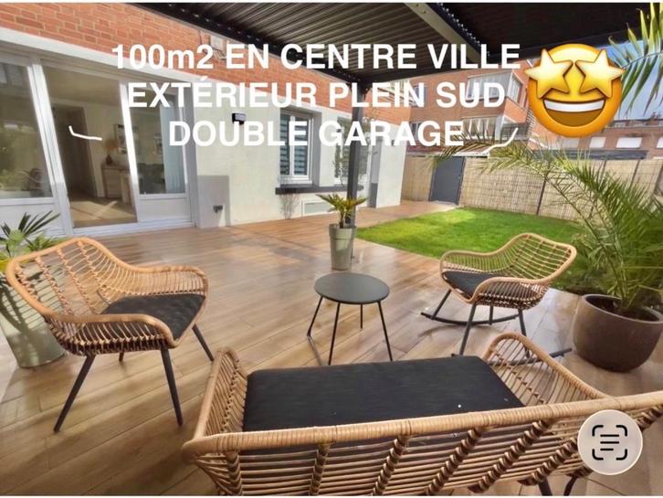 Dunkerque Centre T3 de standing + 2 garages + extérieur, Immo, Étranger, France, Appartement, Ville