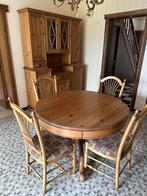 Ronde tafel uitschuifbaar, Ophalen, Zo goed als nieuw, Vier personen, Rond
