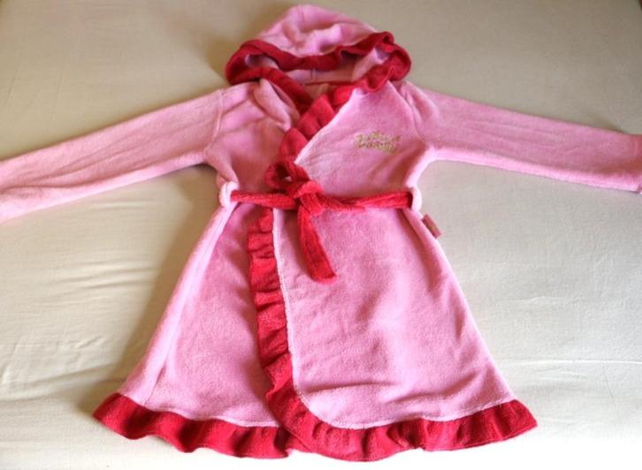 Roze badjas / kamerjas - Efteling - maat 128, Kinderen en Baby's, Kinderkleding | Maat 128, Zo goed als nieuw, Meisje, Nacht- of Onderkleding