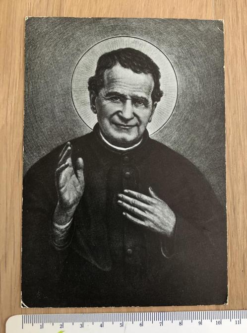 Zwart-wit postkaart Don Bosco, Collections, Religion, Utilisé, Christianisme | Catholique, Carte ou Gravure, Enlèvement ou Envoi