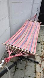 Comfortabele hangmat met stevig verstelbaar frame, Ophalen, Eenpersoons, Binnen, Opvouwbaar