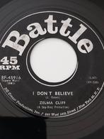 ZELMA CLIFF.I DON'T BELIEVE. VG+ .POPCORN OLDIES 45, CD & DVD, Vinyles | Autres Vinyles, Utilisé, Enlèvement ou Envoi