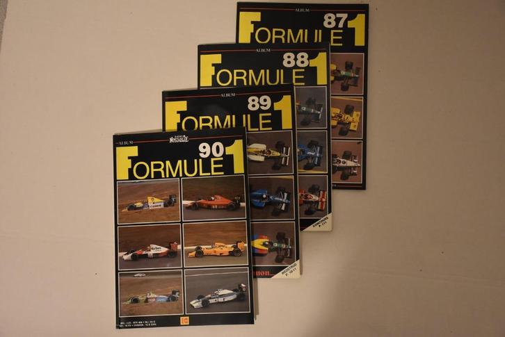 Formule 1 jaarboeken 87-88-89-90, Verzamelen, Automerken, Motoren en Formule 1, Zo goed als nieuw, Formule 1, Ophalen of Verzenden