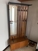 Kapstok met spiegel en opbergvak oudenthiek 75€, Huis en Inrichting, Woonaccessoires | Kapstokken, Ophalen, Metaal, Staande kapstok