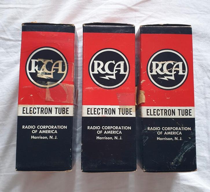 3 stuks Nos nib RCA 832A = FU32 = QQE04/20 buizen, Audio, Tv en Foto, Buizenversterker, Buis of Buizen, Ophalen of Verzenden