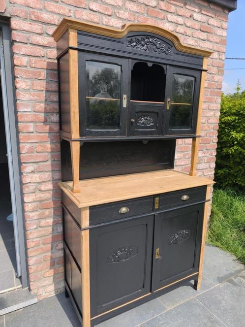 Magnifique Vaisselier double corps, Huis en Inrichting, Kasten | Buffetkasten, Zo goed als nieuw, Eikenhout, Ophalen