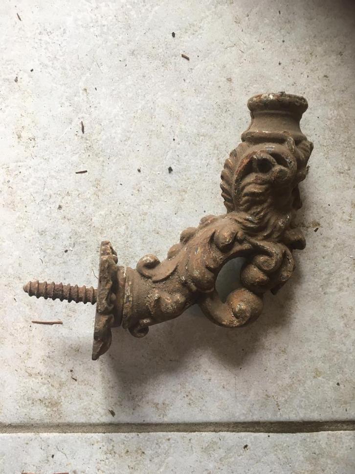 Sierhulzen siersmeedwerk hek, Antiek en Kunst, Curiosa en Brocante, Ophalen