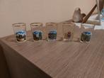5 Borrelglaasjes / Groothertogdom Luxemburg, Verzenden, Zo goed als nieuw, Borrel- of Shotglas