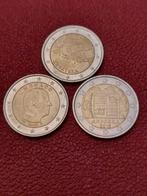 3 x 2€ verschillend Andorra 2015, < Monaco < Monaco 2020, Cr, Postzegels en Munten, Verzenden, Monaco, 2 euro, Losse munt