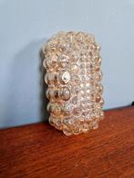 Helena Tynell amberkleurige wandlamp van bubbelglas, 1970, Ophalen of Verzenden