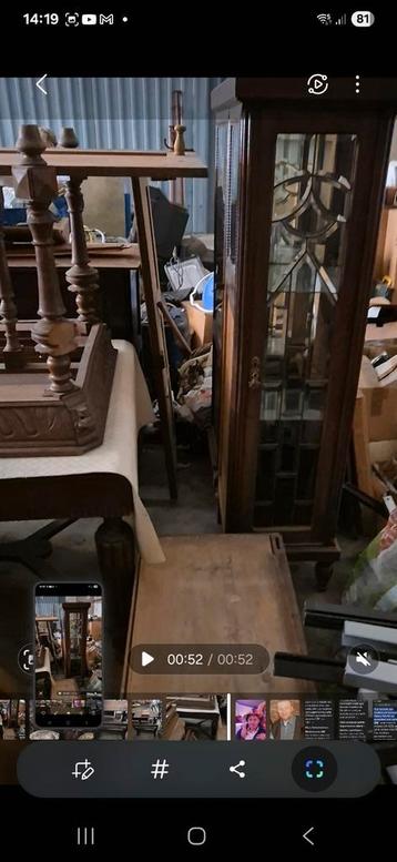 Lot  1xSAM 1932 complet + 1x table tete lion +1x banc ecoli, Enlèvement