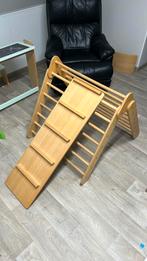 Klimrek met schuifaf + brubi balance board, Enlèvement, Comme neuf