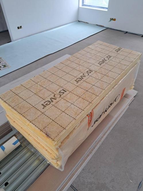 Isolatieplaten Isover glaswol, Doe-het-zelf en Bouw, Isolatie en Afdichting, Nieuw, Muurisolatie, Dakisolatie, Glaswol, 4 tot 8 cm