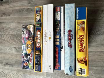 Lot de 7 jeux de société ( Harry Potter Cluedo, Ramses...)