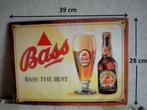 BASS Cartonen-reclame, Verzamelen, Ophalen of Verzenden, Gebruikt, Reclamebord, Plaat of Schild