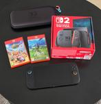 Nintendo Switch 2 + Mario Kart World + Zelda BOTW Switch 2 E, Games en Spelcomputers, Ophalen, Zo goed als nieuw, Met games