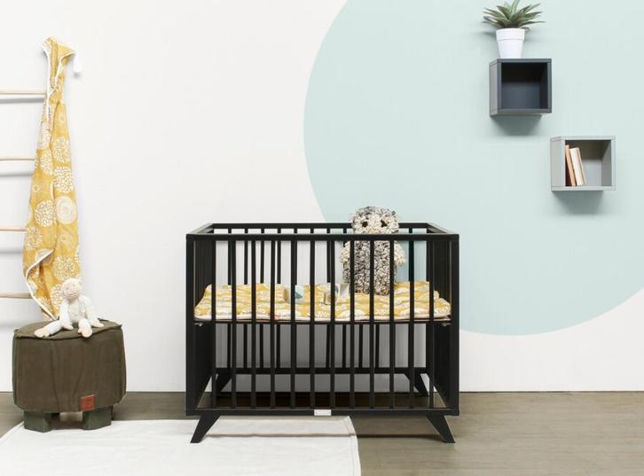 Bopita Park Box Baby Zwart, Kinderen en Baby's, Babyparken, Zo goed als nieuw, Rechthoekig, In hoogte verstelbaar, Ophalen