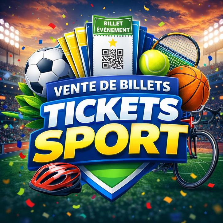 Vends Tickets matchs Foot Européen, Tournoi de tennis, etc…, Tickets en Kaartjes, Sport | Voetbal, Drie personen of meer