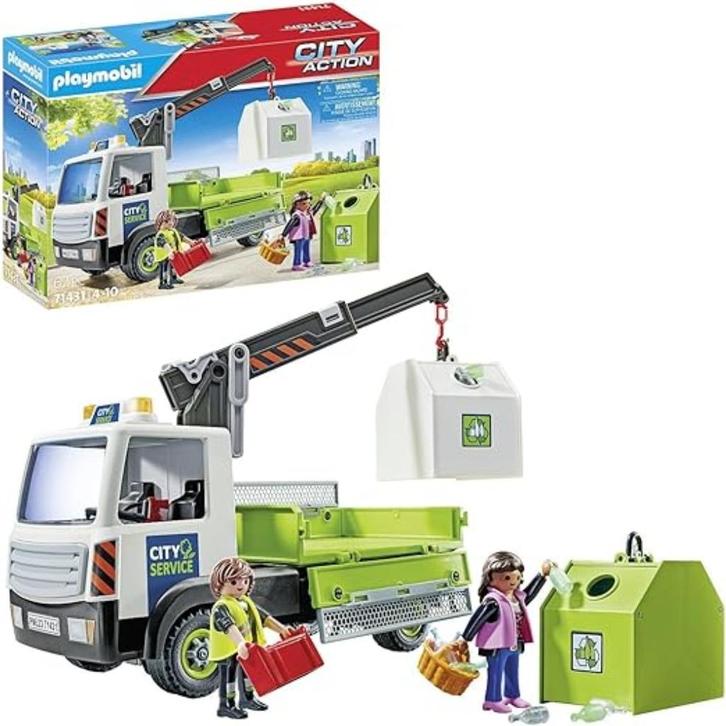 PLAYMOBIL Afvalwagen met container SNELLE GRATIS LEVERING, Kinderen en Baby's, Speelgoed | Playmobil, Nieuw, Complete set, Verzenden