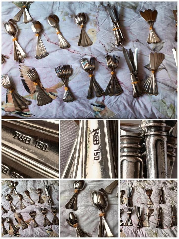 🥳 ENSEMBLE 96 ROBBE & BERKING Couverts MASSIVE SILVERPLATED, Antiek en Kunst, Antiek | Bestek, Ophalen
