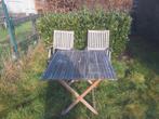 Gratis ophalen tuinstoelen en tafel, Enlèvement