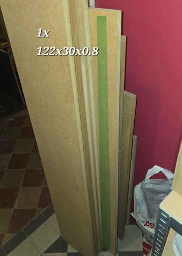 MDF - Planken voor meubels - wandrek - bibliotheek - enz beschikbaar voor biedingen