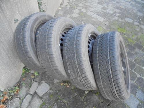 pneus hiver voiture, Auto-onderdelen, Banden en Velgen, Band(en), Winterbanden, 16 inch, 205 mm, Gebruikt, Ophalen