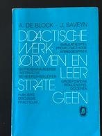 A. De Block - Didactische werkvormen en leerstrategieen, Boeken, Ophalen of Verzenden, Gelezen, Hoger Onderwijs, Thomas Block