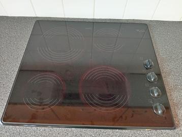 Plaque de cuisson vitrocéramique gratuite, Electroménager, 4 zones de cuisson, Encastré, Comme neuf, Enlèvement