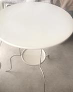 Table d'appoint , blanc, 50x68 cm, Zo goed als nieuw, Ophalen