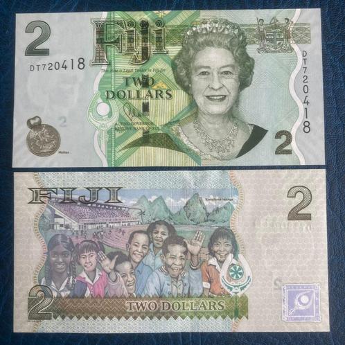 Fiji - 2 Dollars 2011 - Pick 109b - UNC, Timbres & Monnaies, Billets de banque | Océanie, Billets en vrac, Enlèvement ou Envoi