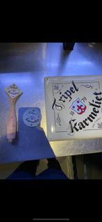 Taphendel, lens en bord Tripel Karmeliet, Collections, Marques de bière, Envoi, Neuf, Autres marques