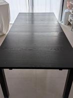 Zwarte eetkamertafel, Huis en Inrichting, Tafels | Eettafels, Ophalen, Gebruikt
