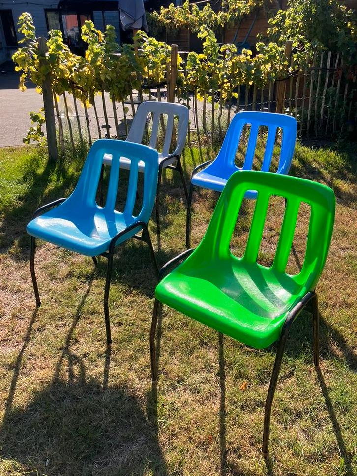 Vintage 70’s terrasstoelen, Antiek en Kunst, Antiek | Meubels | Stoelen en Sofa's, Ophalen